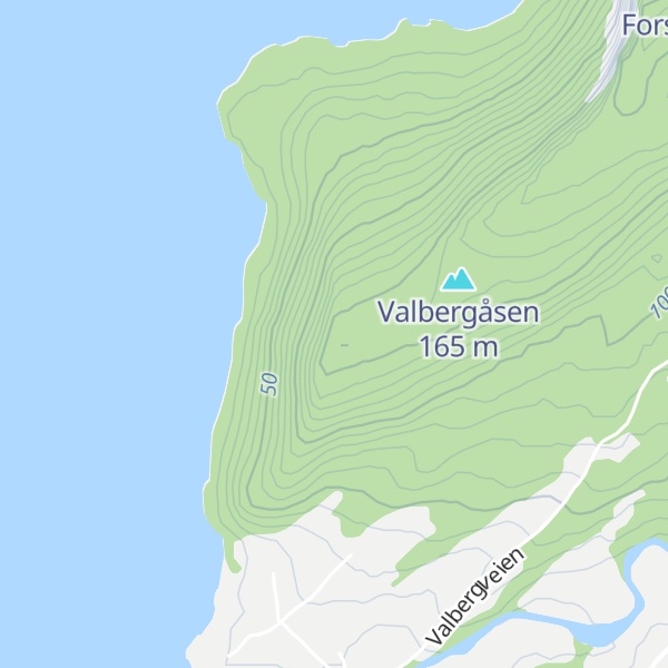 Map of Brattinden