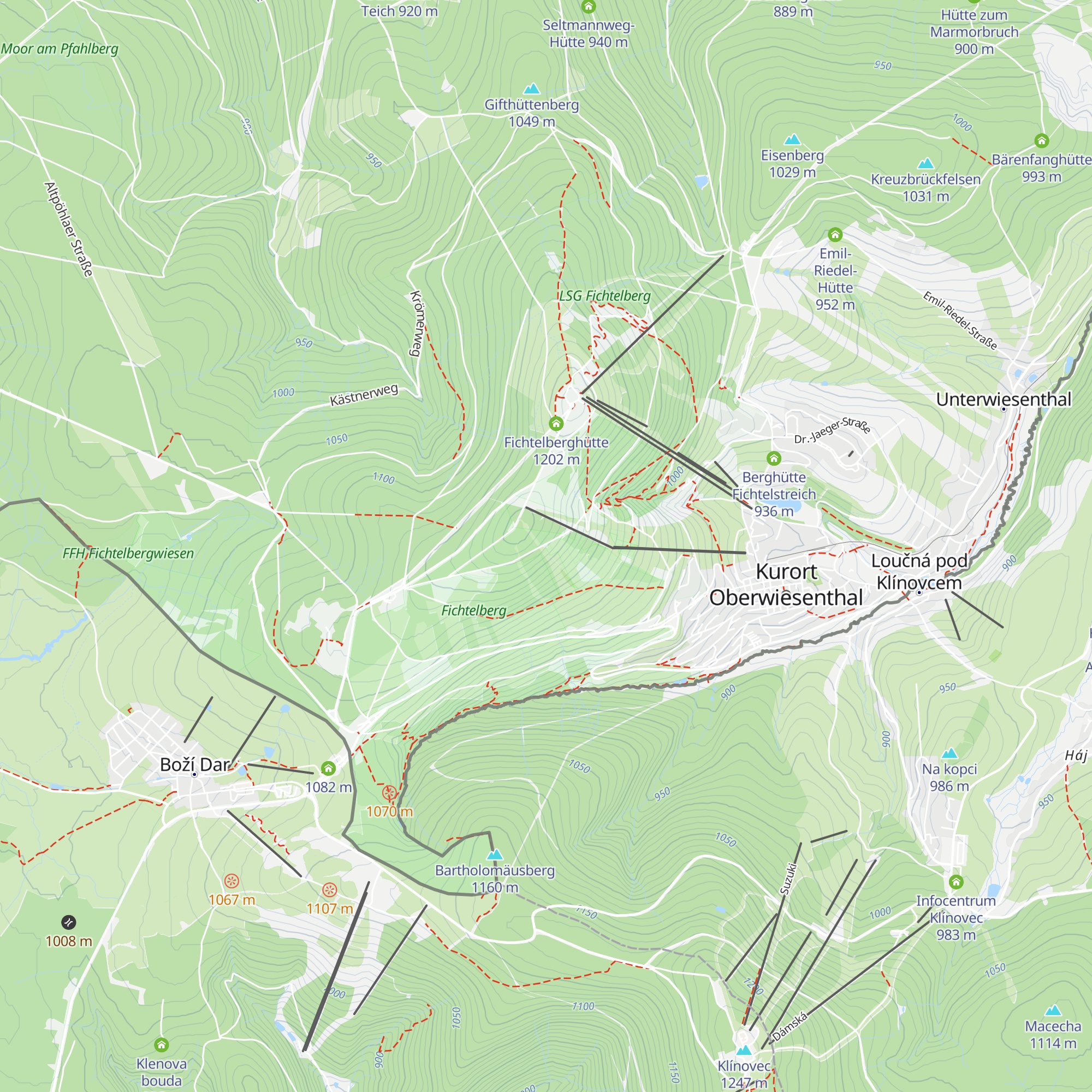 Zwickauer Hütte map