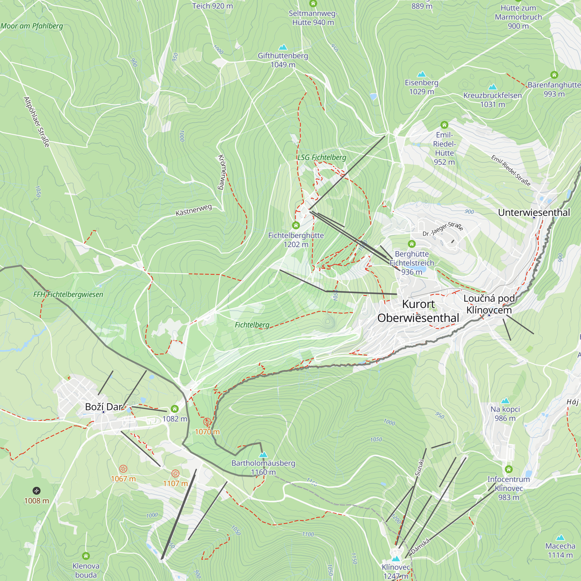 Zwickauer Hütte map