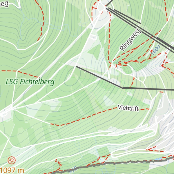 Map of Zwickauer Hütte