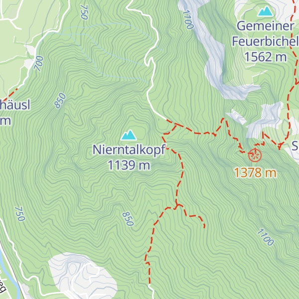 Map of Nierntalhütte