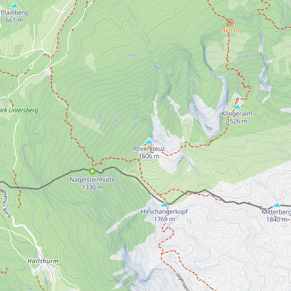 Vierkaser map