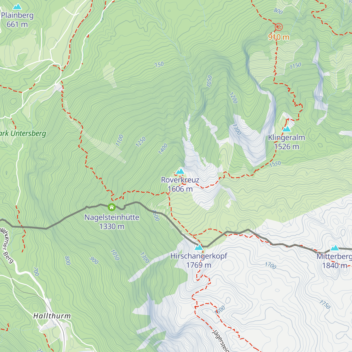 Vierkaser map