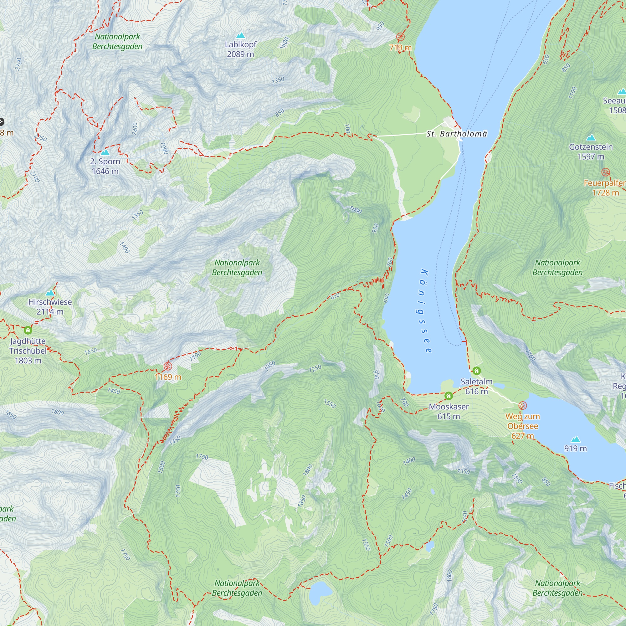 Schrainbachhütte map