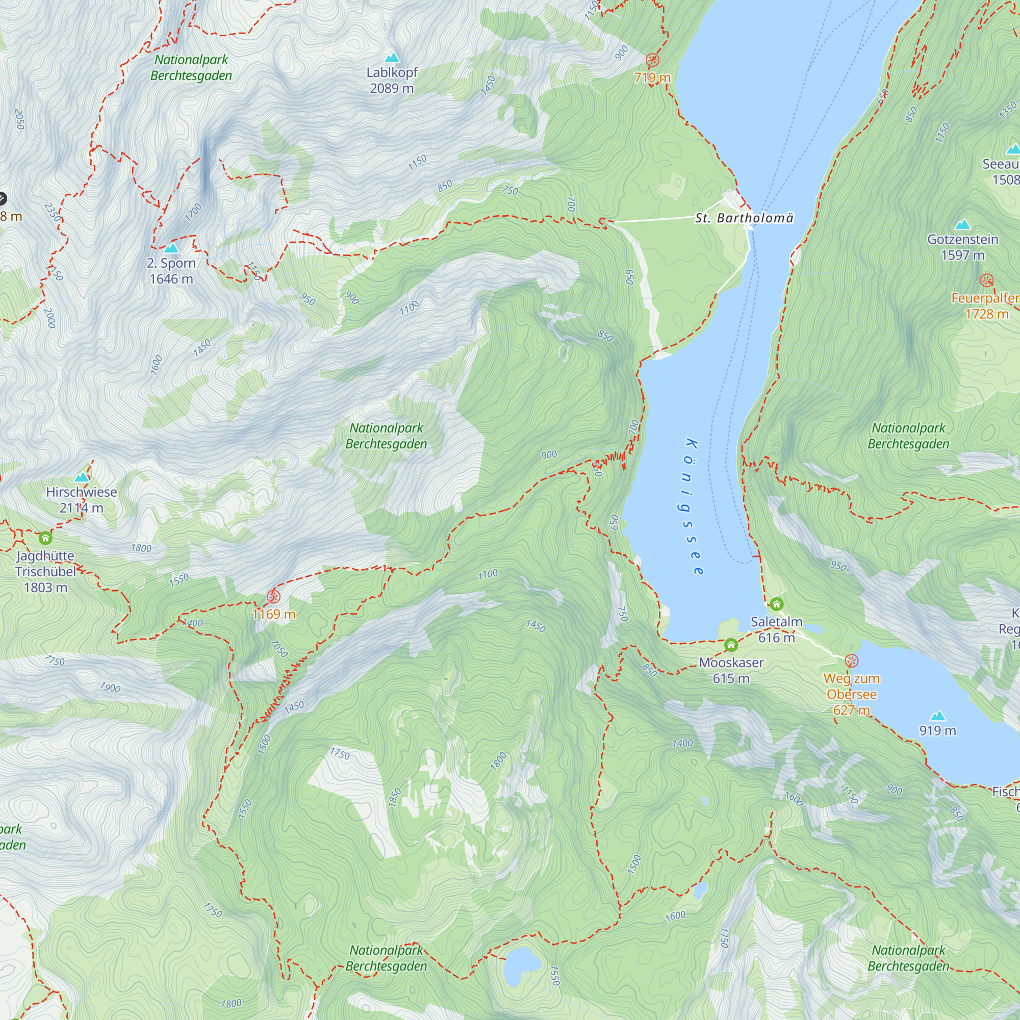 Schrainbachhütte map