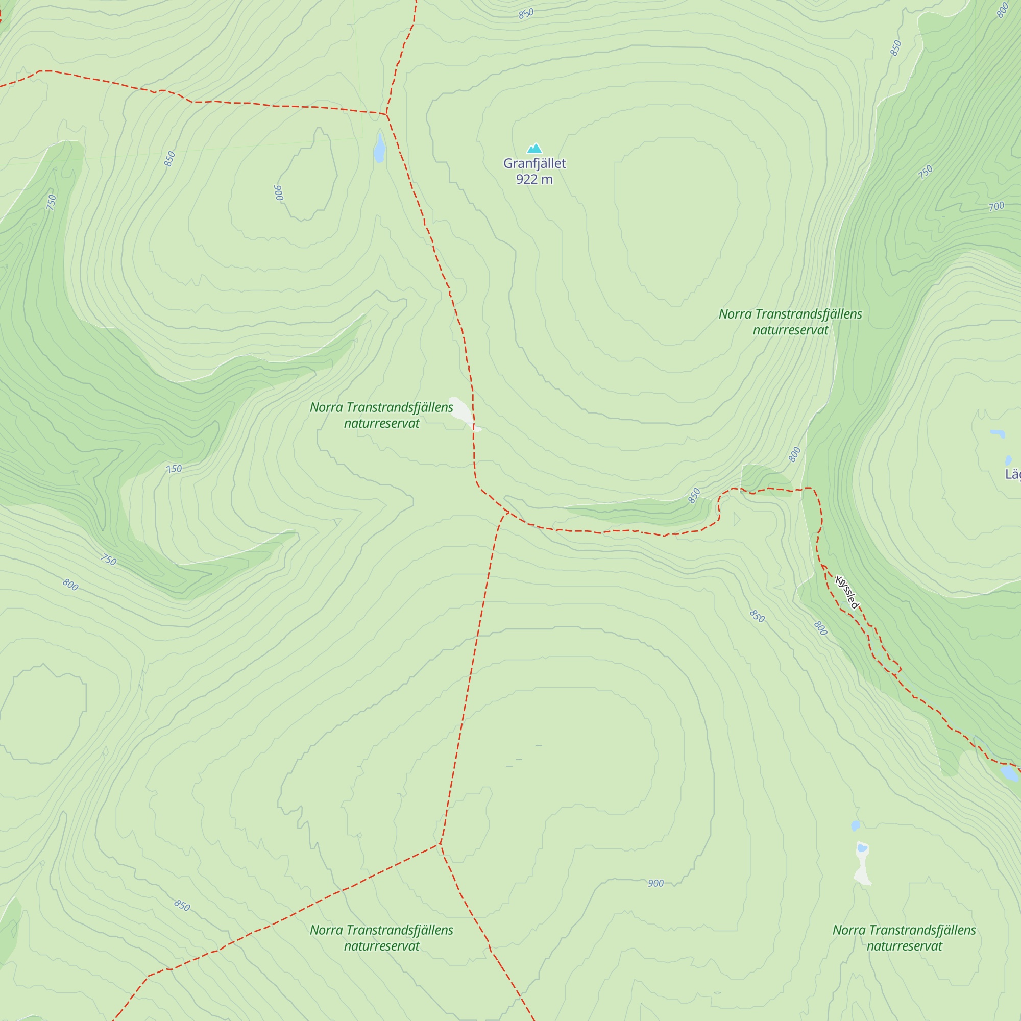 Närfjällsstugan map