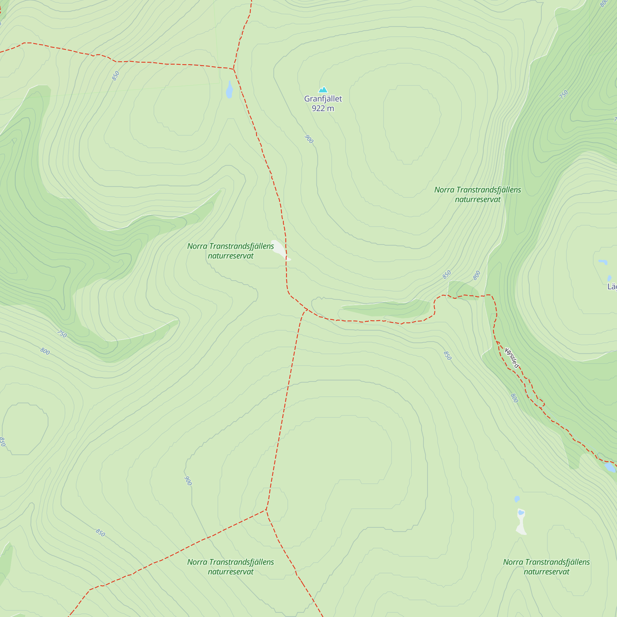 Närfjällsstugan map