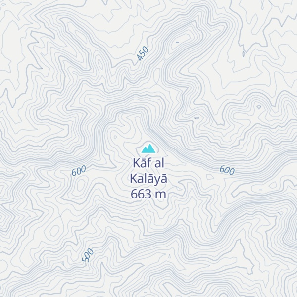 Map of Kāf al Kalāyā