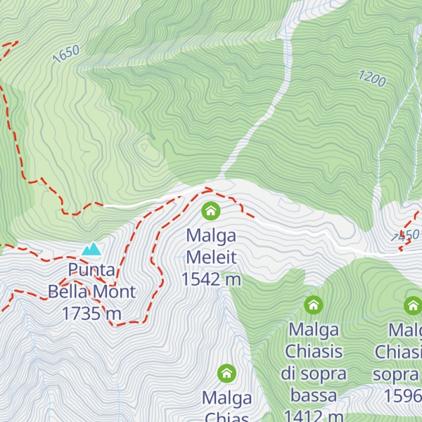 Map of Malga Meleit