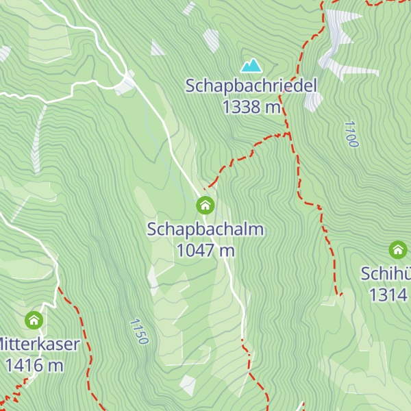 Map of Schapbachalm