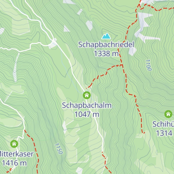Map of Schapbachalm