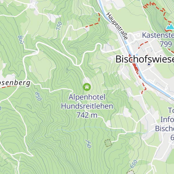 Map of Alpenhotel Hundsreitlehen