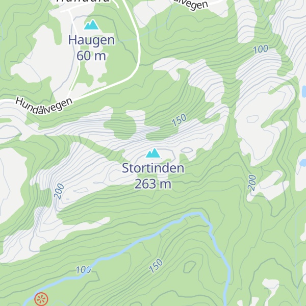 Map of Stortinden