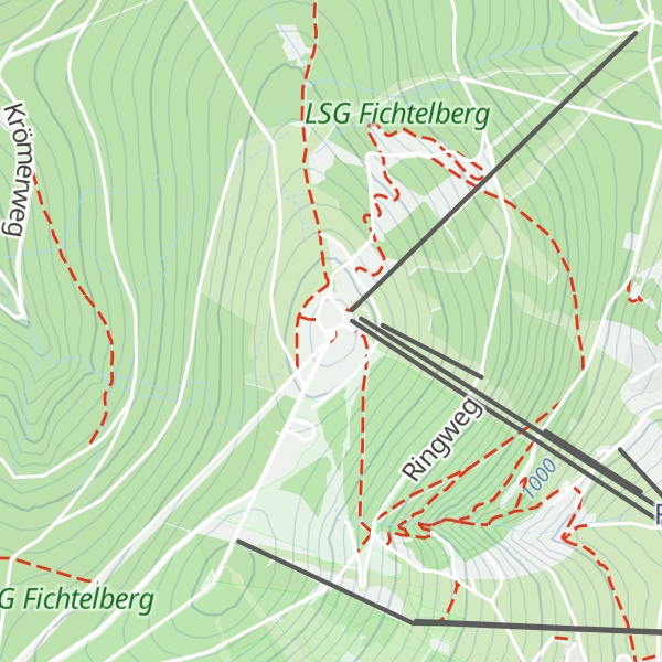 Map of Fichtelberg