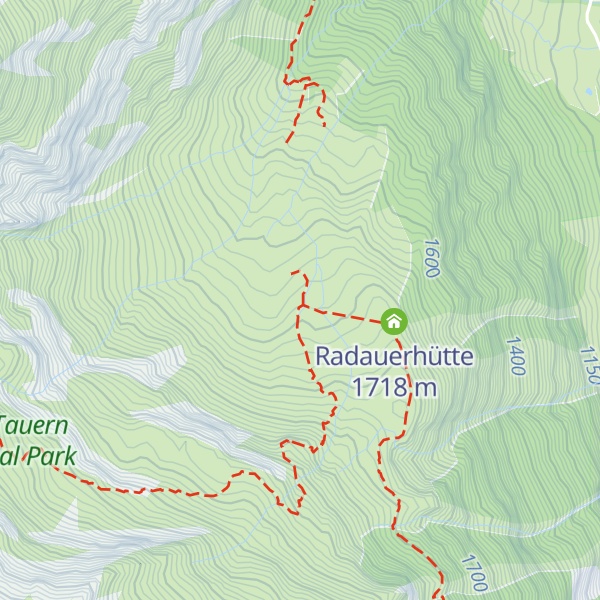 Map of Feldereralm