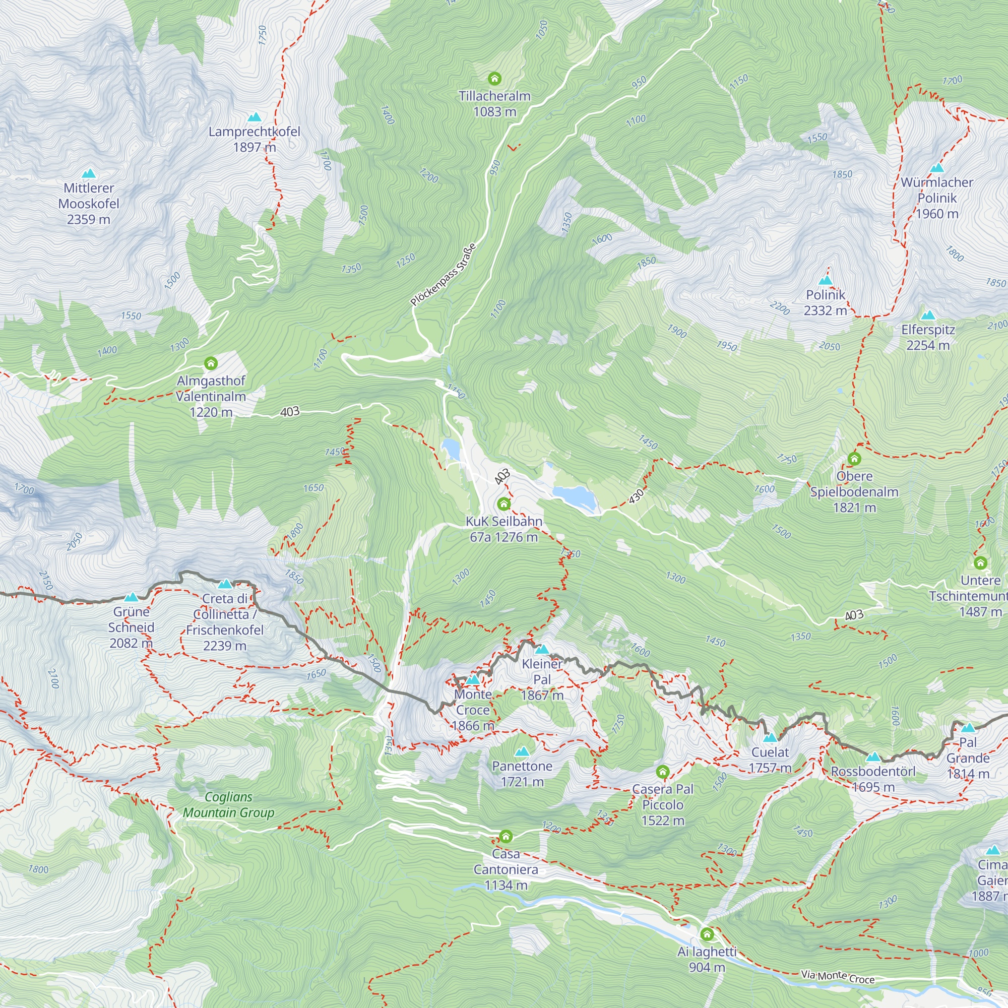 KuK Seilbahn 67a map