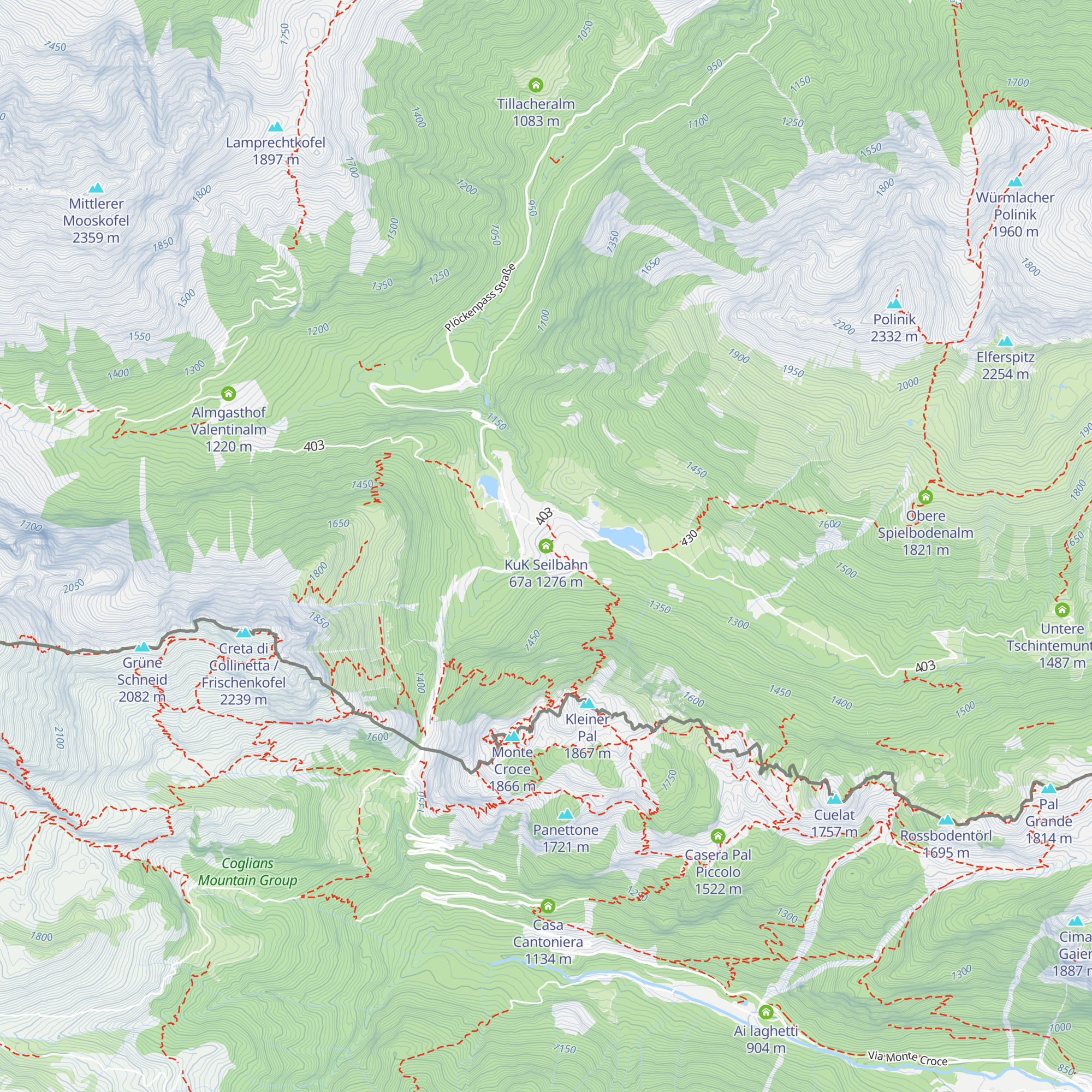 KuK Seilbahn 67a map