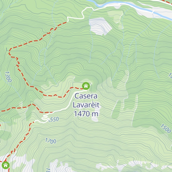 Map of Casera Lavarèit