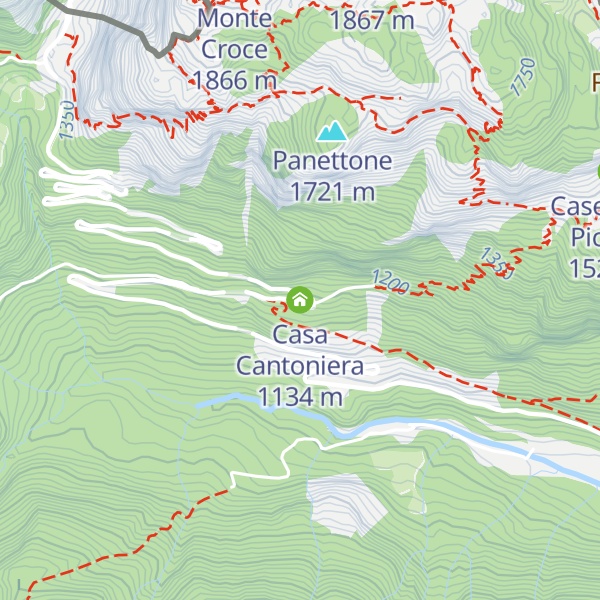 Map of Casa Cantoniera