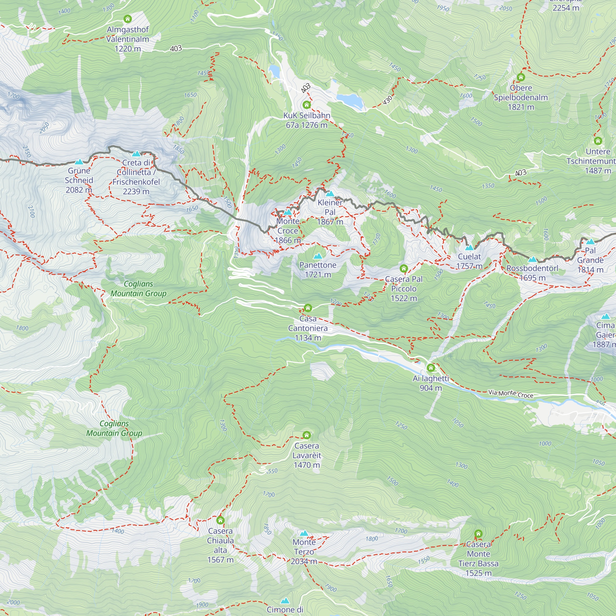 Casa Cantoniera map