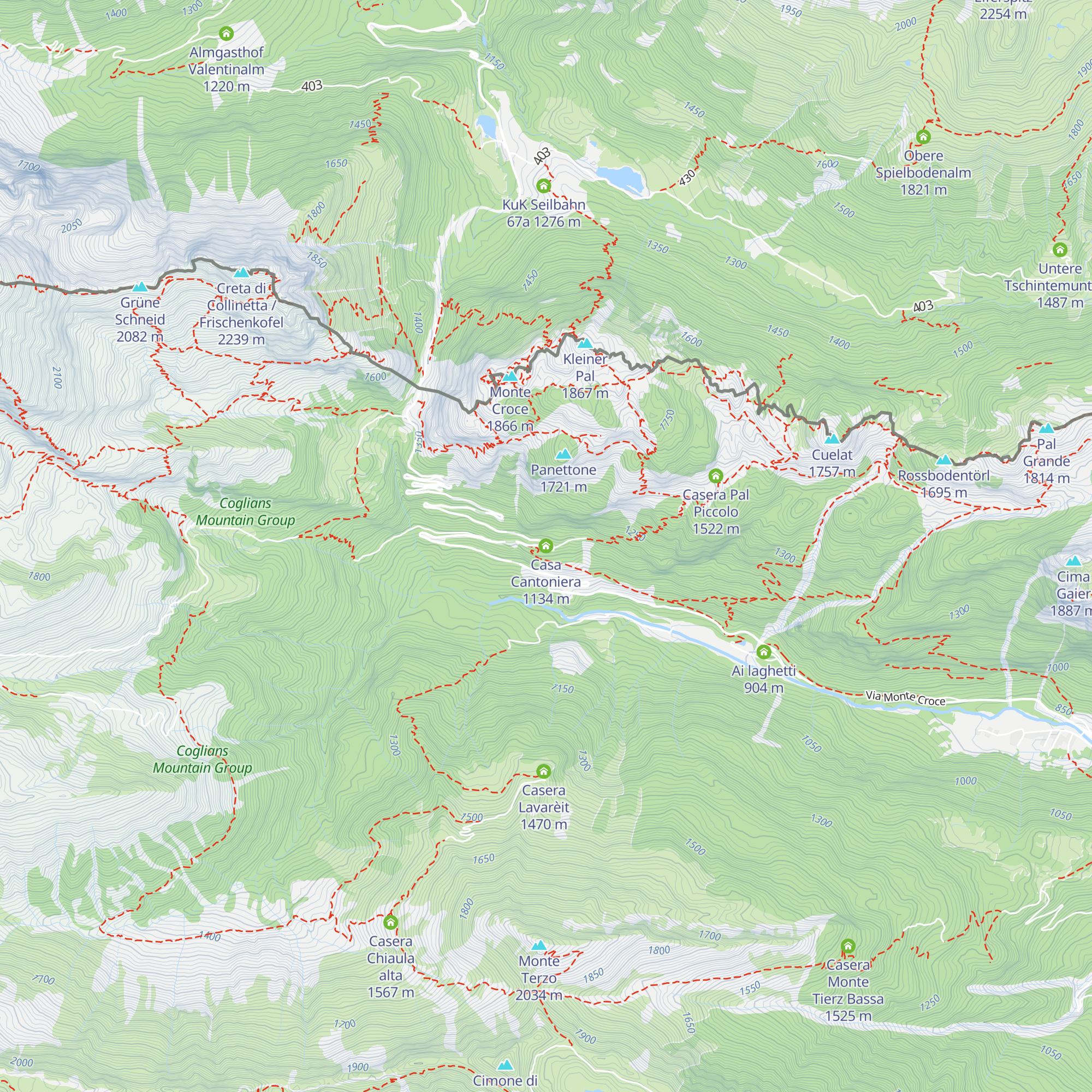 Casa Cantoniera map