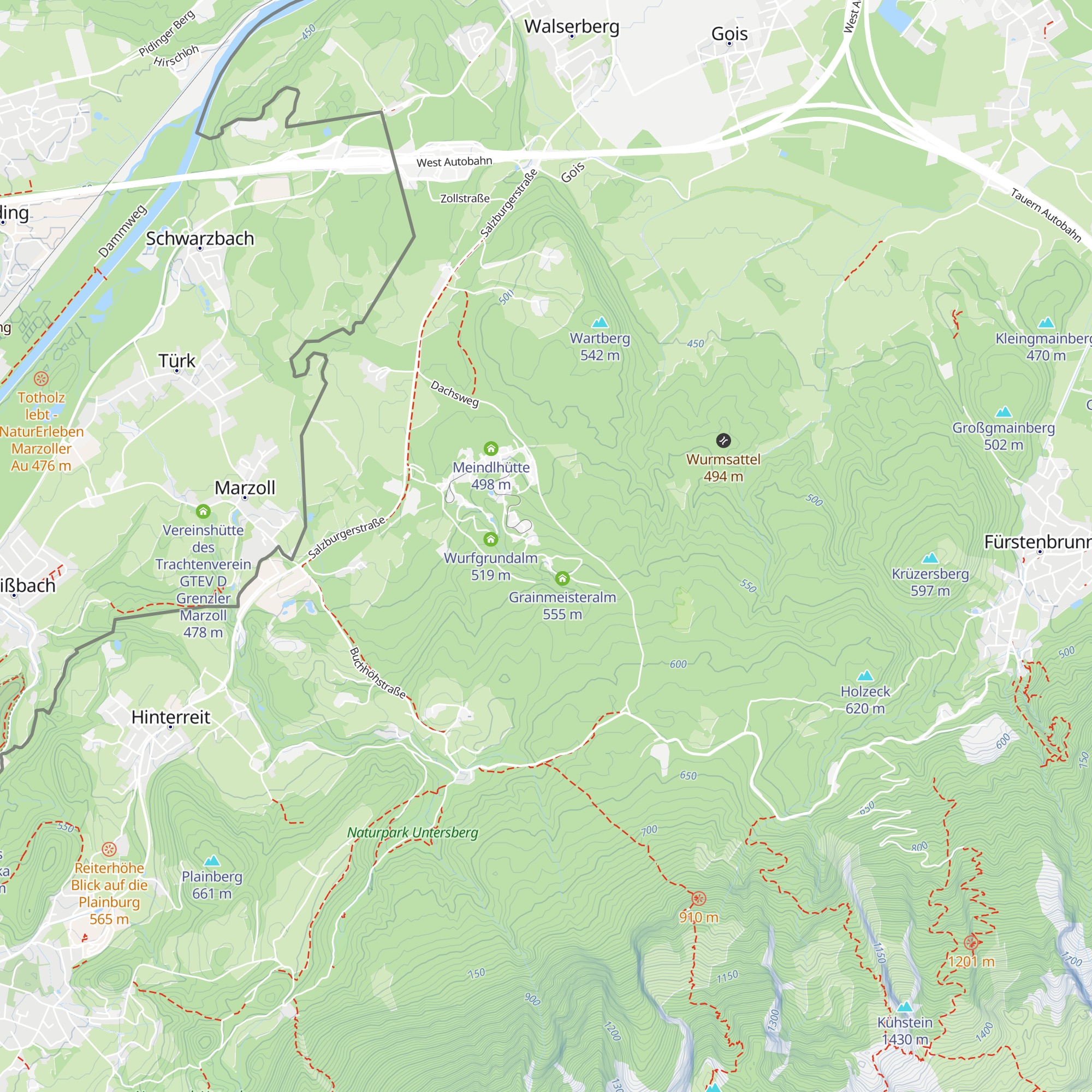 Ötzschlaghütte map
