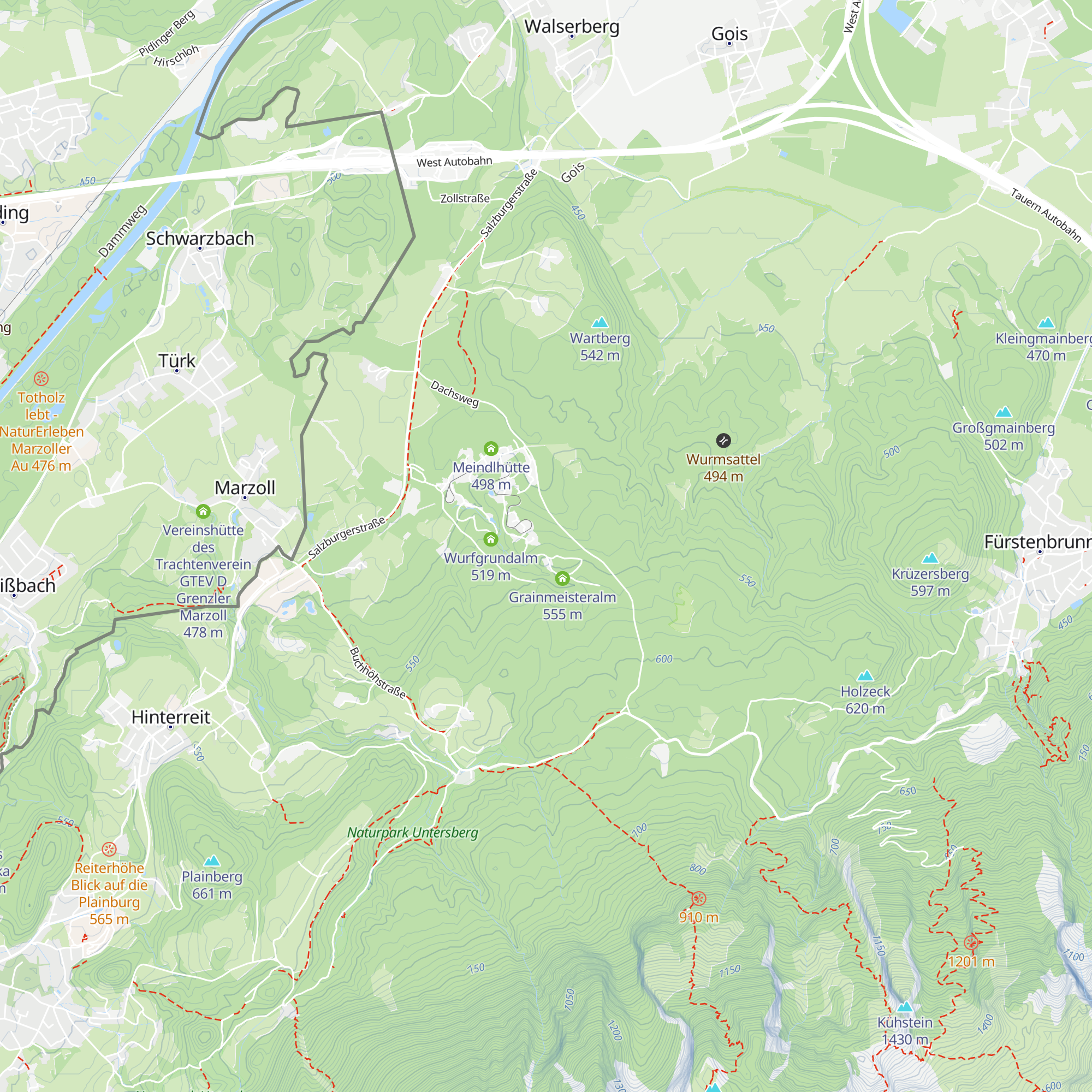 Ötzschlaghütte map