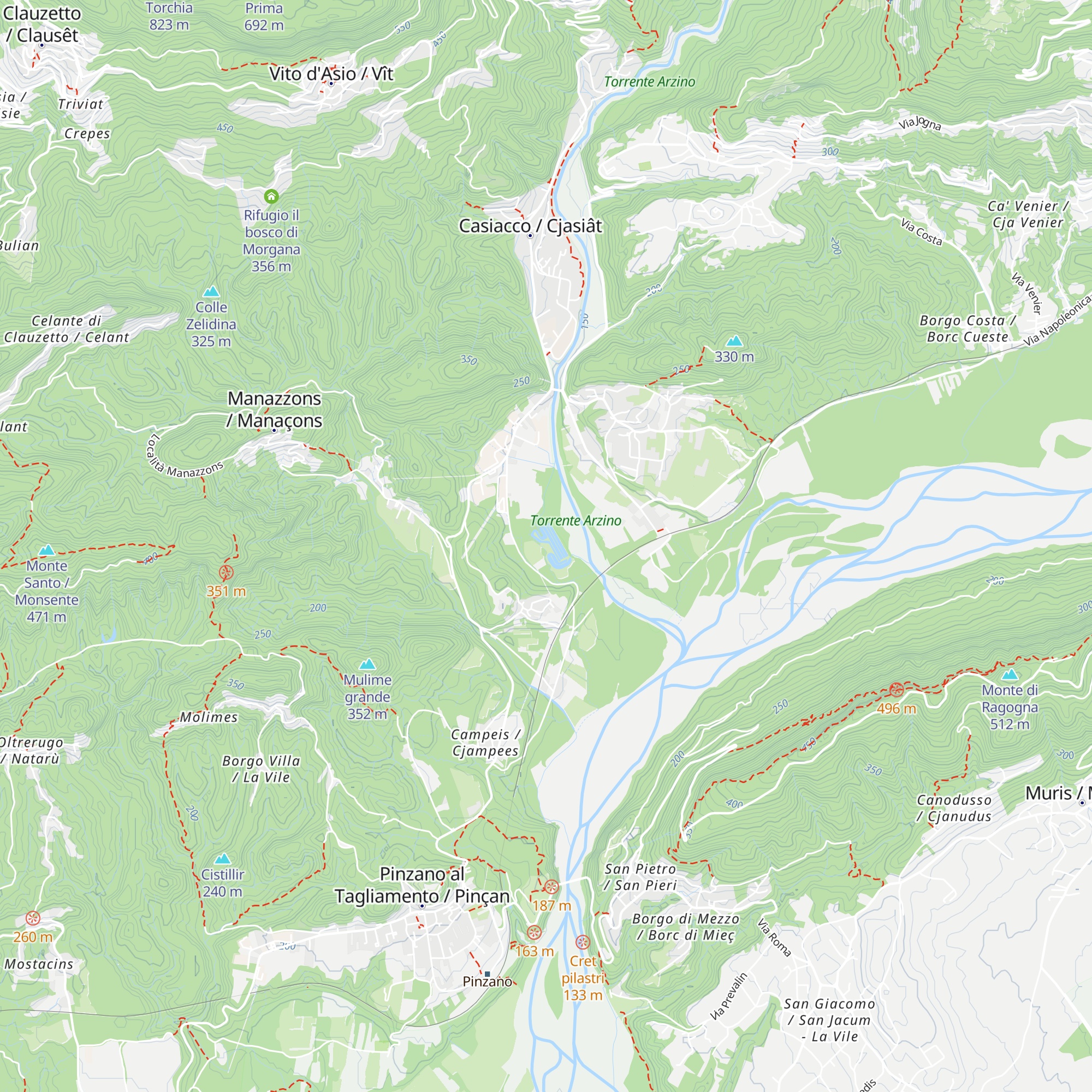 Ex allevamento trote map