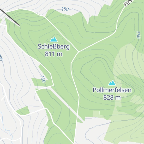 Map of Hubertushütte