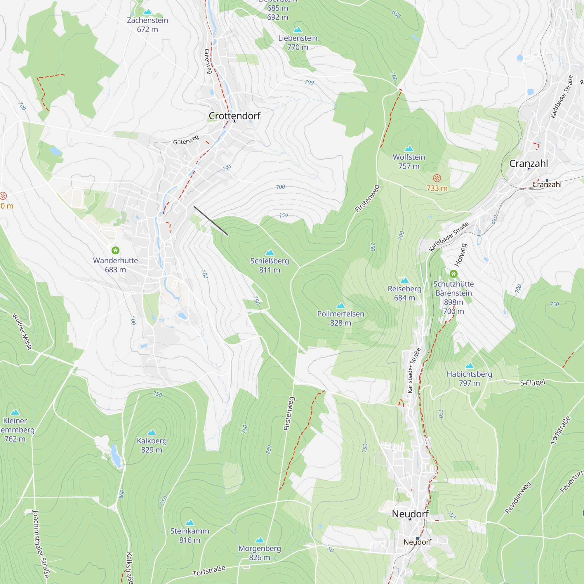 Hubertushütte map