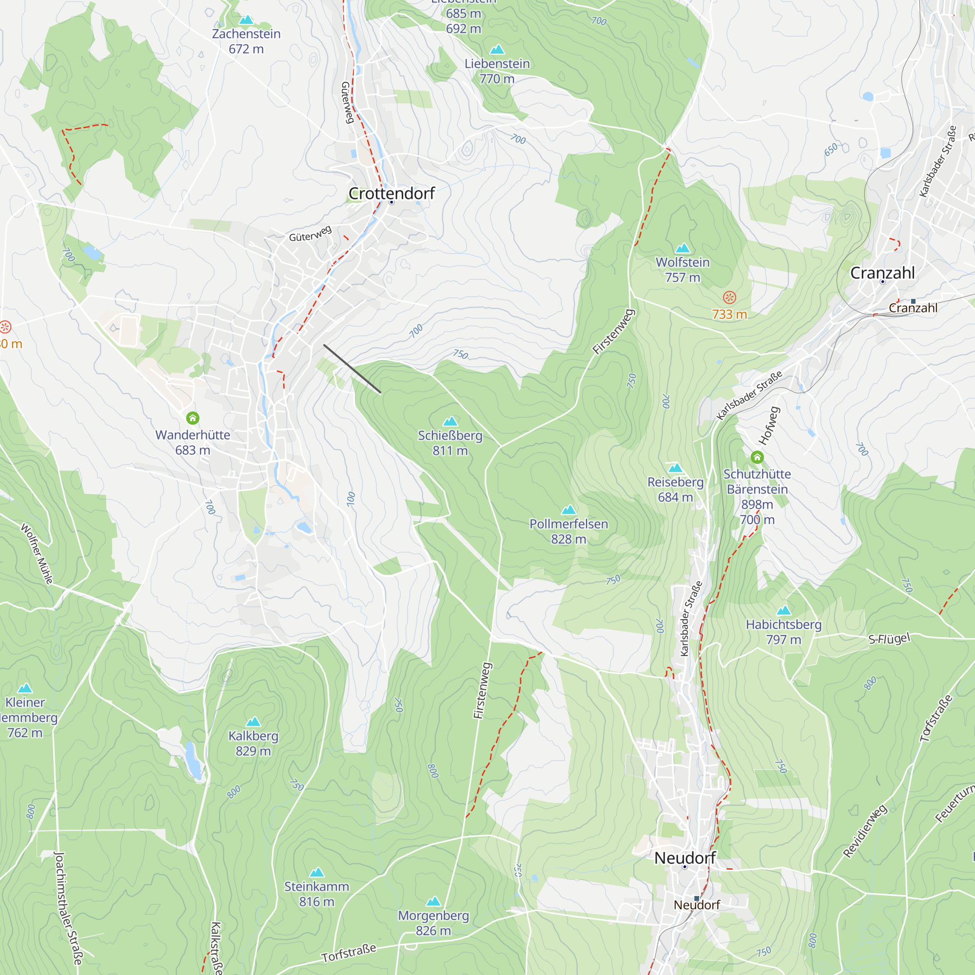 Hubertushütte map