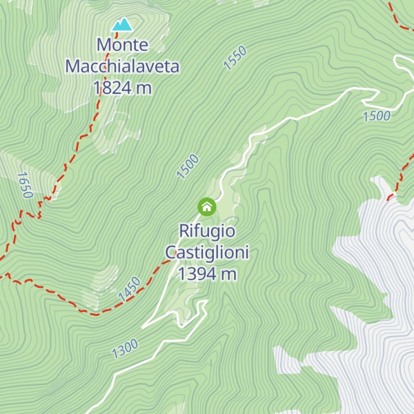 Map of Rifugio Castiglioni