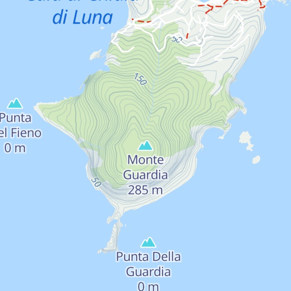 Map of Monte Guardia