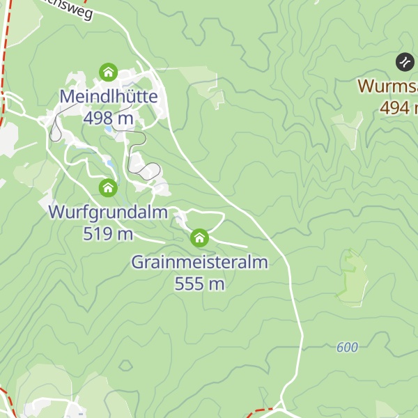 Map of Hauserl-Stadel