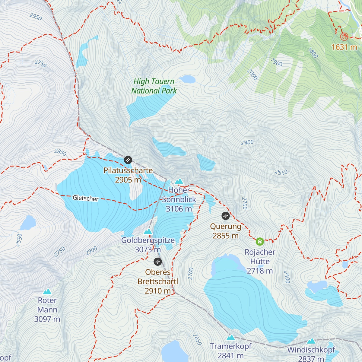 Sonnblick Observatorium map