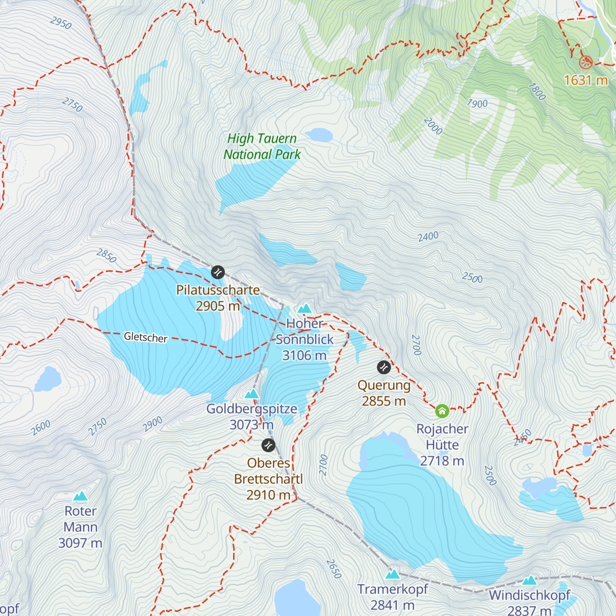 Sonnblick Observatorium map