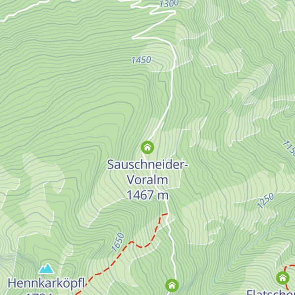 Map of Sauschneider-Voralm