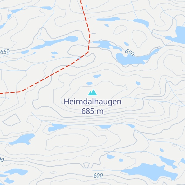 Map of Heimdalhaugen