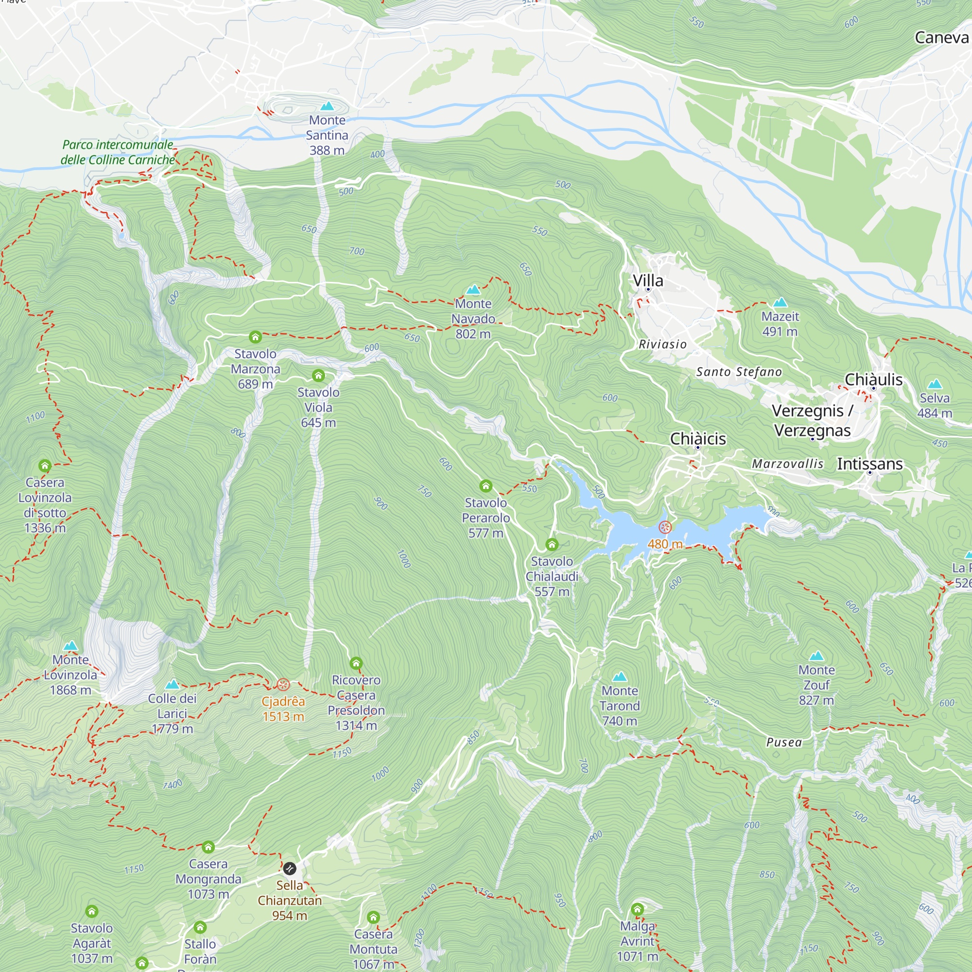 Stavolo Perarolo map