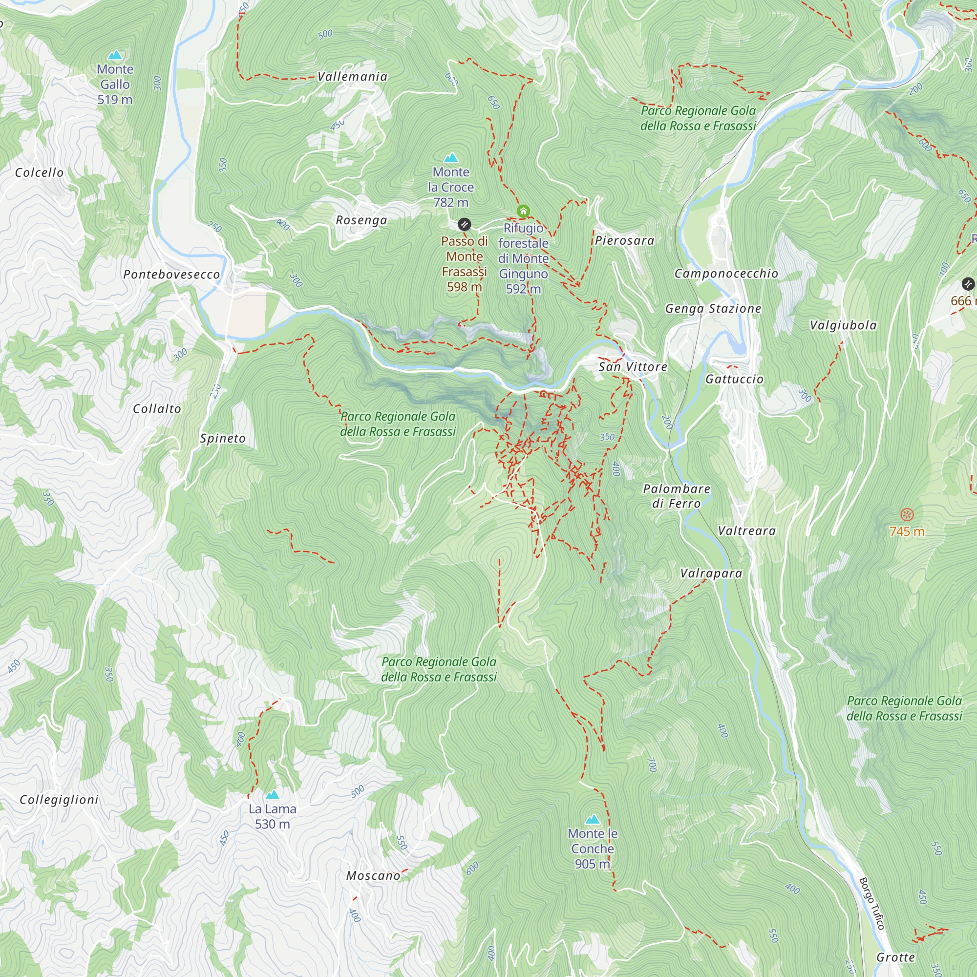 Casale Romei map