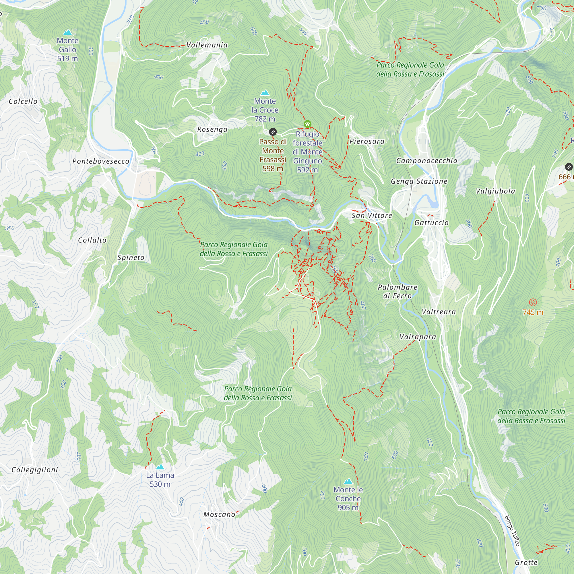 Casale Romei map