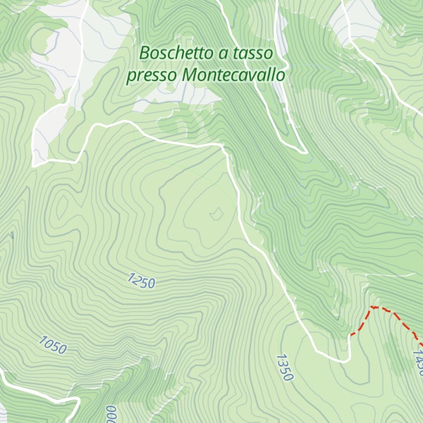 Map of Monte Petetta