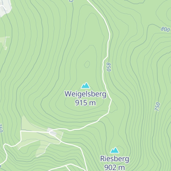 Map of Weigelsberg