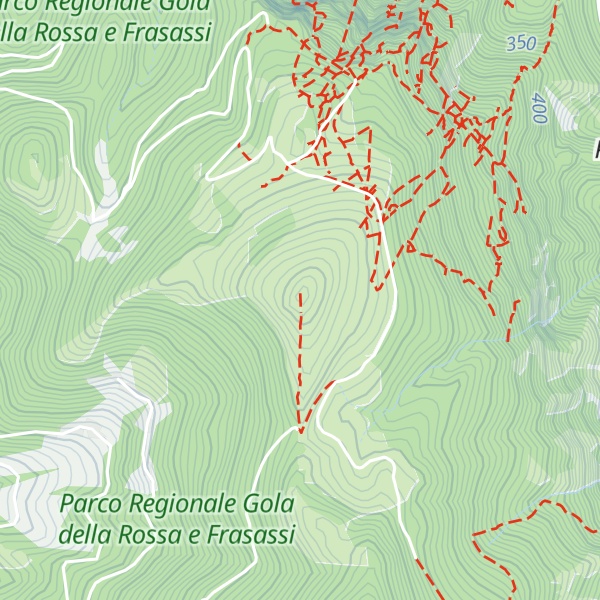 Map of Monte Valmontagnana