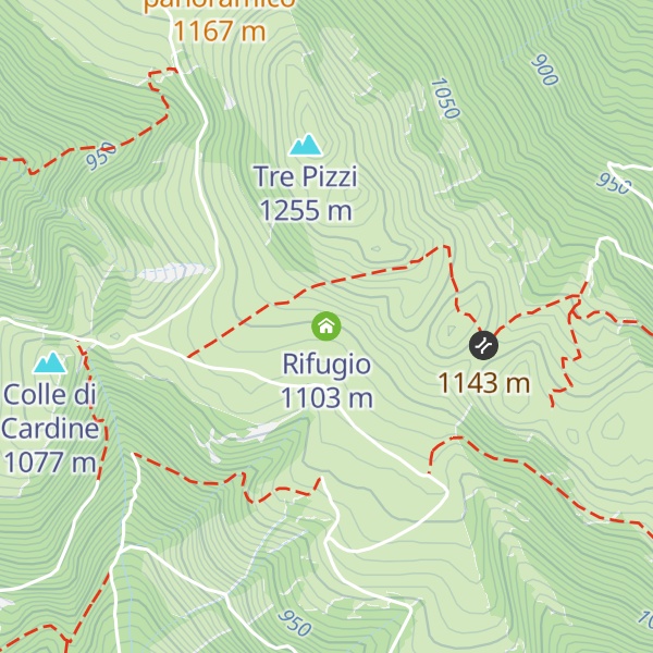 Map of Rifugio