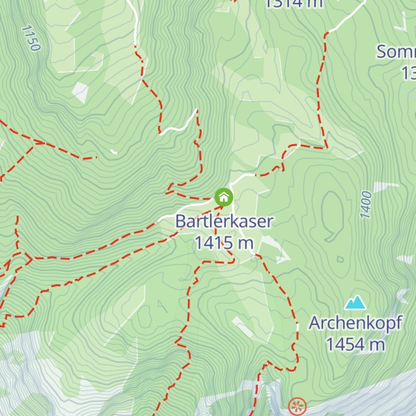 Map of Jungmannschaftshütte DAV Berchtesgaden