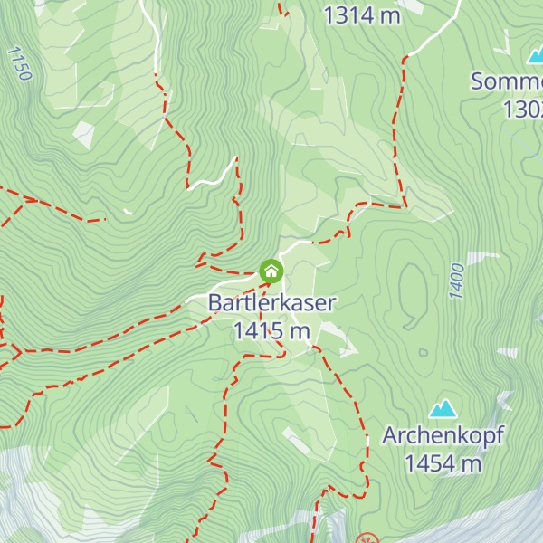 Map of Bartlerkaser