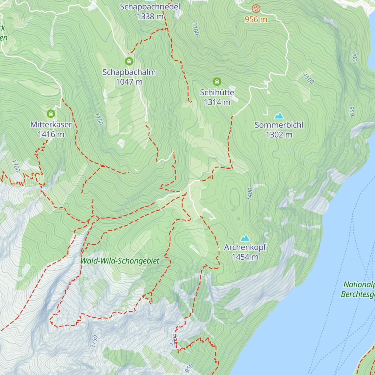 Kührointhütte map