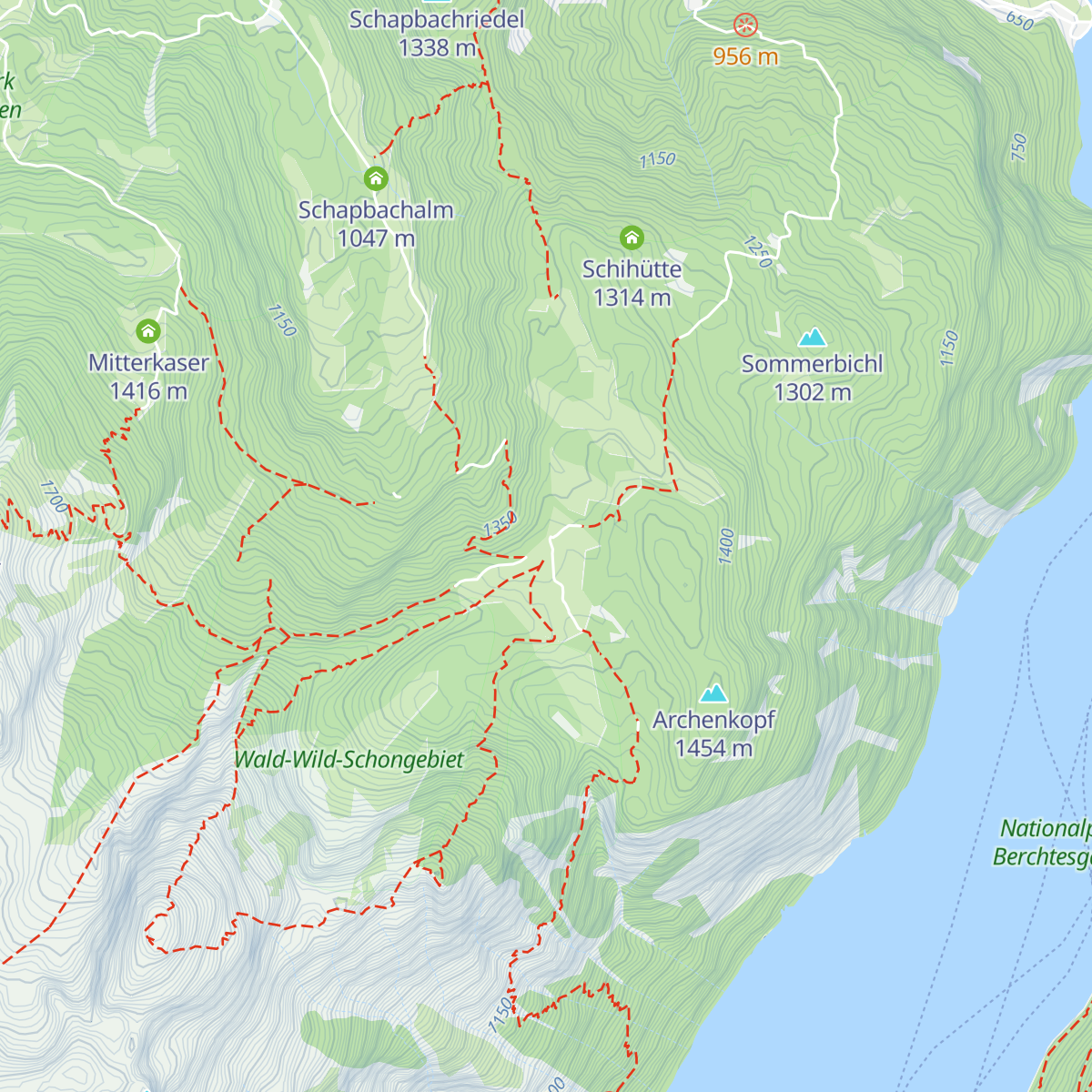 Kührointhütte map