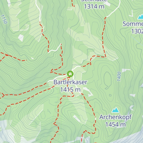 Map of Kührointhütte